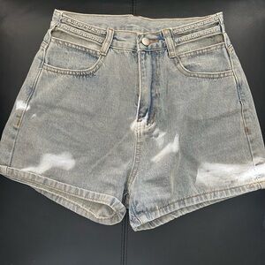 Stylish Light Blue Denim Women's Shorts